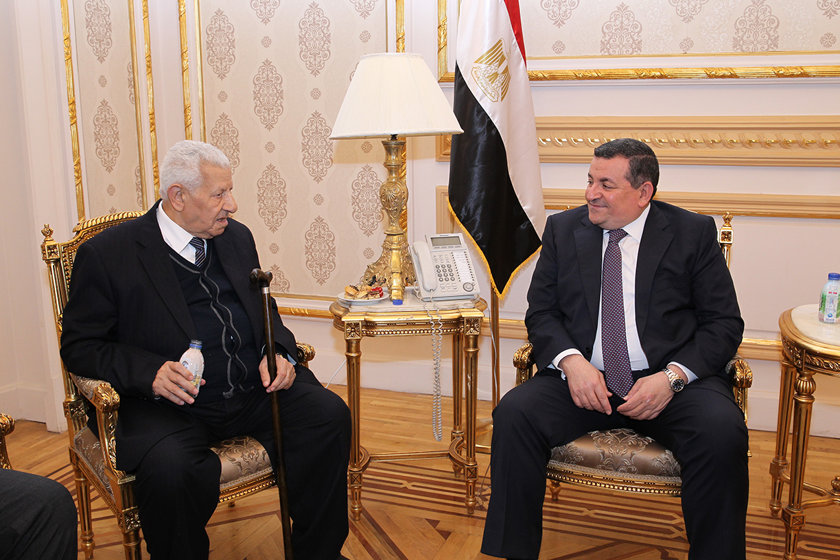 استقبال رئيس واعضاء المجلس الأعلى للإعلام بمقر وزارة الدولة للإعلام عام 2020