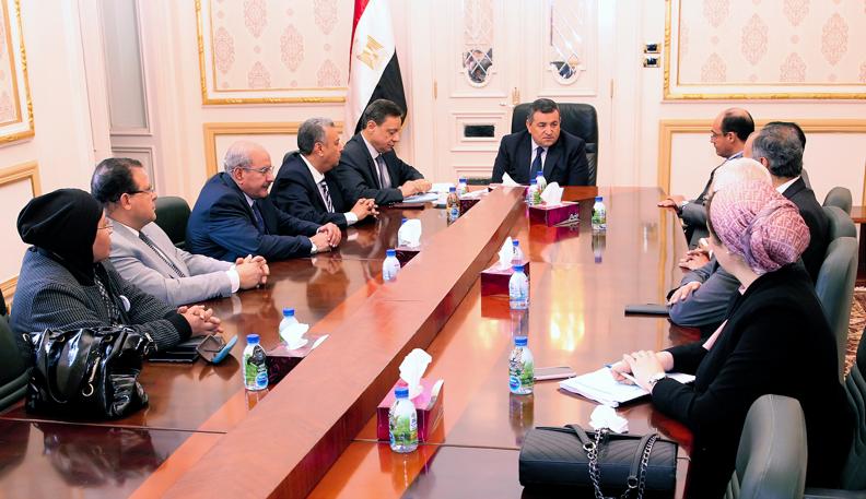 لقاء مع أعضاء الهيئة الوطنية للصحافة بمقر وزارة الدولة للإعلام عام 2020