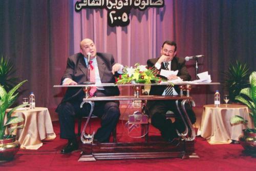 "عماد الدين أديب" فى صالون أوبرا الثقافى عام ٢٠٠٥