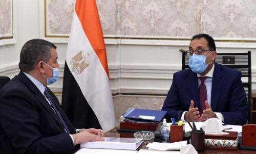 لقاء مع رئيس الوزراء "مصطفى مدبولى" عام 2020