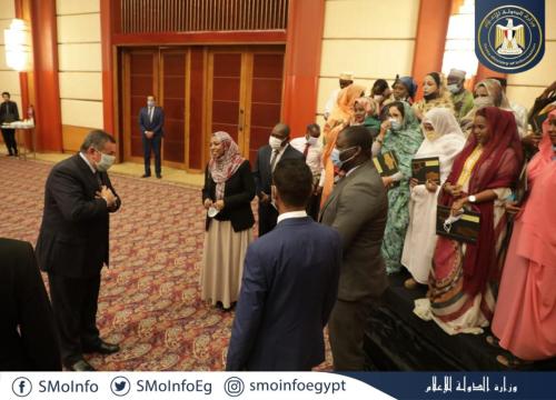 حفل تخريج احدى دورات الإعلاميين الأفارقة بوزارة الدولة للإعلام 2020