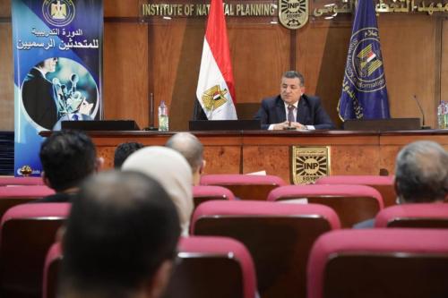 خلال دورة المتحدثين الإعلاميين التى نظمتها وزارة الدولة للإعلام عام 2021