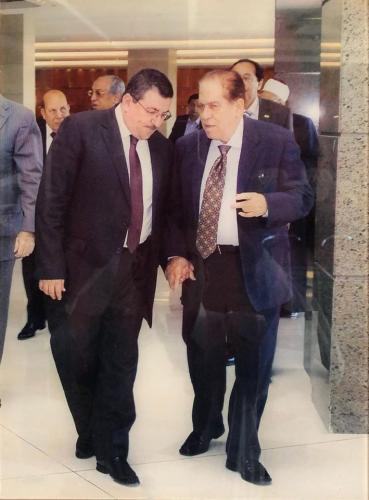 حوار جانبى مع الدكتور كمال الجنزورى رئيس مجلس الوزراء الأسبق عام 2014