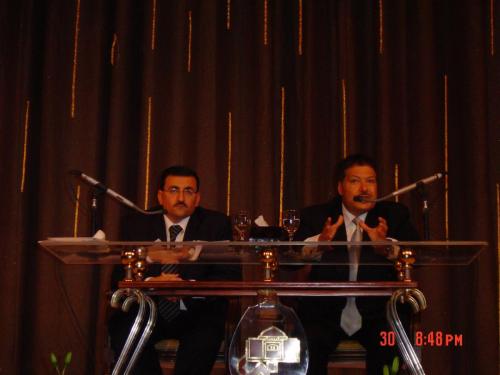 احمد زويل في صالون الأوبرا الثقافى