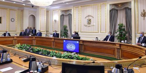 خلال مؤتمر للجنة ادارة أزمة كورونا بمجلس الوزراء عام 2020