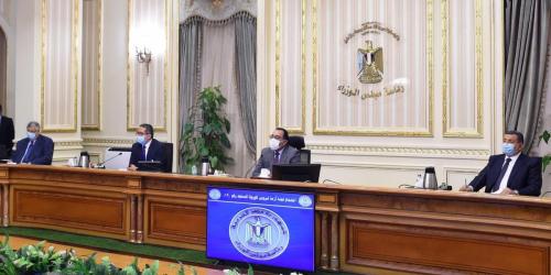 خلال مؤتمر للجنة ادارة أزمة كورونا بمجلس الوزراء عام 2020