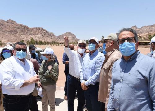 زيارة الي سانت كاترين مع رئيس الوزراء وعدد من الوزراء عام 2020