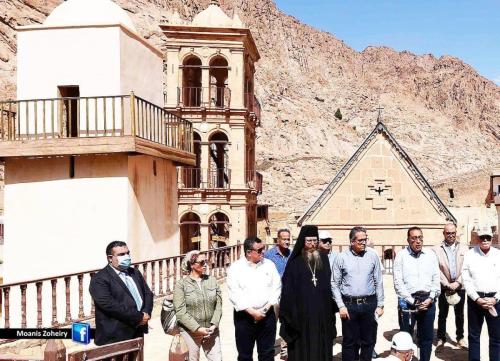زيارة الي سانت كاترين مع رئيس الوزراء وعدد من الوزراء عام 2020